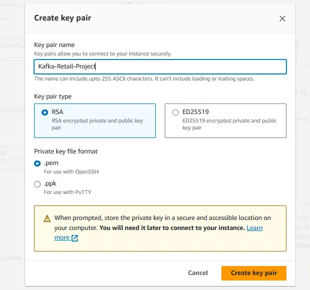 Screenshot: Kafka Installation on EC2